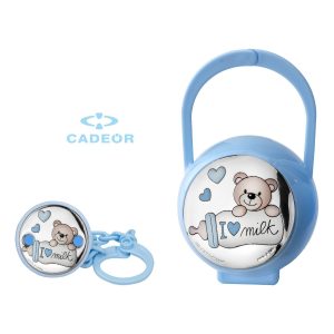 Malote e Porta-chupeta "I love milk"