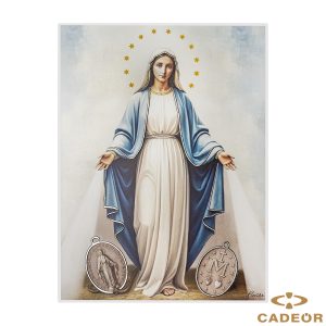 Placa Virgem Milagrosa