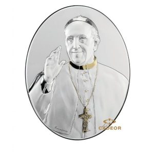 Placa Papa Francisco